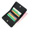 Nova Moda 80% de Desconto Carteira Feminina em Cores Doces, Estilo Curto, Porta-Cartões Requintado para Meninas, Pequena Clutch de Couro Granulado Unissex Atacado