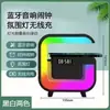 Personalización Transfronteriza Carga Inalámbrica Portátil Altavoz Bluetooth Colorido BT3401 Luz Ambiental Reloj Despertador Altavoz