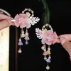 Accesorios para el Cabello de Niña Borla Tocados Hanfu Niña Pequeña Disfraz Antiguo Escenario de Actuación Pasador Estilo Tendencia Nacional
