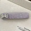 Coreia do Sul Luxo Leve Doce Strass Laço Fino Brilhante bb Clipe Alta Qualidade Versátil Celebridade da Internet Mesmo Estilo Franja Acessórios de Cabelo para Mulheres