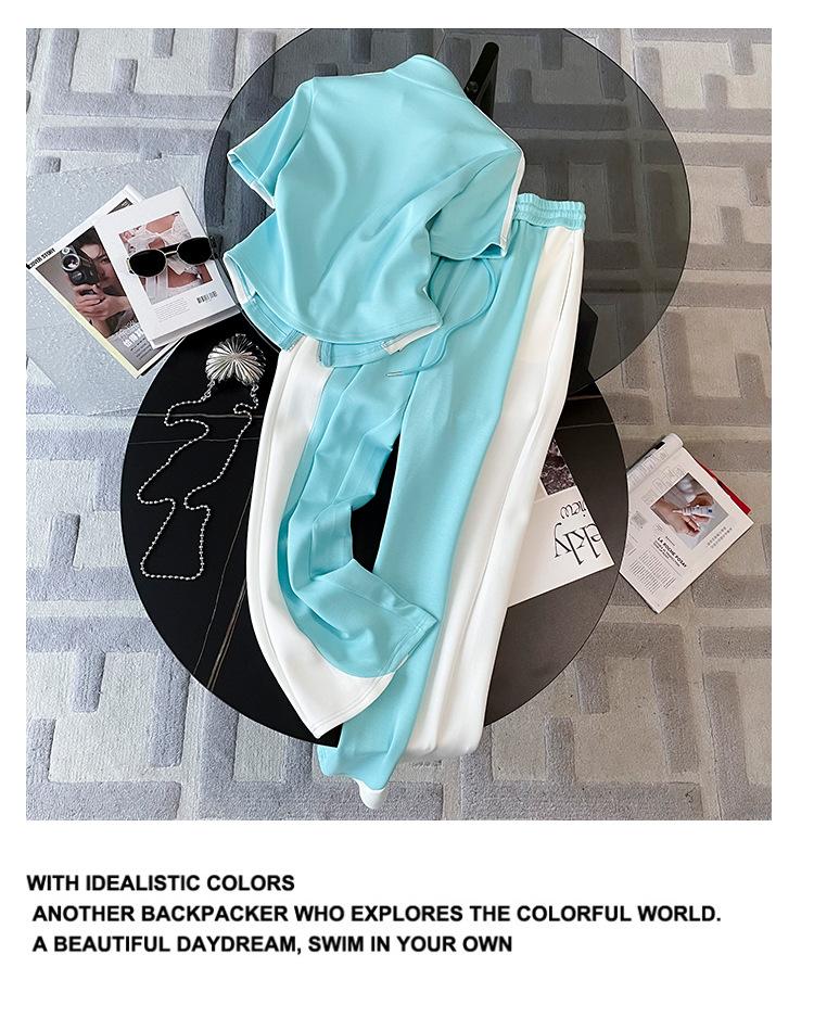 跨境淘货源2023春夏秋季新款街头潮流减龄小个子爆款欧货网红款运动套装休闲运动气质休闲时尚流行新款春夏秋装春夏秋装女装时尚套装套装女装春夏秋季套装女套装女女士运动服女装两件套套装卫衣套装休闲套装春夏秋季套装女装时尚套装盐系休闲套装女装2023