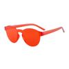Nuevas gafas de sol con montura de PC integrada, gafas de sol sin montura de color, gafas de sol decorativas para hombres y mujeres, venta al por mayor de fábrica