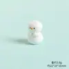 Boneco de Neve de Resina Natalino Transfronteiriço Paisagem de Neve de Natal Acessórios para Joias DIY Decoração de Mesa e Carro Pequenos Enfeites