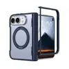 Capa Aplicável Transfronteiriça para Celular Dobrável Apple com Cobertura Total do Eixo da Dobradiça, Bordas Macias e Painel Traseiro Duro para iPhone Duo, Capa Anti-Queda