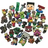 Venda Direta da Fábrica Conjunto Série Minecraft Sapatos com Furos Aleatórios, Borracha Macia Ecológica Acessórios de Fivela de Sapato Removíveis