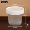 Tazas Agrupadas de Gelatina de Hierbas, Yogur, Frascos de Té con Leche de Pera Horneada, Pudín, Postres de Agua de Azúcar con Frutas, Cajas de Empaque para Helados