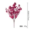 Plantas Verdes de Simulación Eucalipto Violeta Decoración Exterior para el Hogar Flores de Boda Flores Artificiales Venta al por Mayor Decoración de Bodas