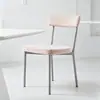 Silla de comedor exportación con respaldo silla simple alta calidad sensación cómoda para sentarse mucho tiempo silla de comedor transfronteriza