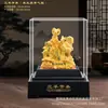 Tres Ovejas Trayendo Riqueza Figura de Oveja Dorada de Terciopelo Regalo de Negocio para Oficina Decoración de Entrada de Sala de Estar Gabinete de Vino Artesanía