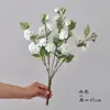 Flores de Camélia Artificiais, Buquês de Flores Artificiais Italo, Decoração para Sala de Estar, Decorações para Corredor de Casamento, Atacado Transfronteiriço