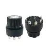 Yingzhi Recomenda Interruptor Rotativo Multi-Posição para Chaleira, Interruptor de Botão Ya3F04 com Tampa de Madeira