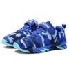 Nuevos zapatos de camuflaje para niños Zapatos de entrenamiento del ejército para estudiantes niños medianos y grandes zapatilla casual para niños Zapatos de correr con velcro