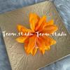 Flor artificial cabeza de flor de lirio pasador de ambiente clip lateral súper hada sentido tridimensional decoración de ropa de playa