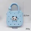Venta Caliente Transfronteriza Bolsa de Silicona con Agujeros para Manualidades Caricatura Bolso de Playa para Niños Bolsa de Almacenamiento para Teléfono Móvil Venta Directa de Fábrica