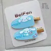 Paquete de 2 Pinzas para el Cabello de Niña Sanrio de Dibujos Animados, Pinzas Versátiles de Pato Dulces y Lindas para Niñas, Pinzas para Flequillo, Accesorios para el Cabello