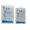 Blue Ice Factory Venta al por mayor Bolsa de hielo desechable llena de agua para enfriar alimentos Fresco Express Almacenamiento en frío especial para uso repetido