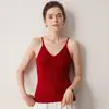 [100% Cachemir] Camisola de punto V ultra suave de cachemir puro, perfecta como capa base o para llevar sola