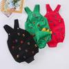 Calça Infantil Marca Tendência Roupa Infantil Calça Jardineira com Cauda de Dinossauro Meninos e Meninas Calça Tian Ji Calça Inteira Bordada Completa com Abertura no Gancho