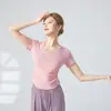 Traje de Baile Top para Mujer Cuello en V Aspecto Delgado Traje de Baile Clásico Danza Moderna Estilo Nacional Nuevo Ropa Traje de Práctica de Baile para Adultos
