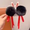 Quais acessórios de cabelo tiara franja bolas tiara super fofa fita vermelha adorno de cabeça nova tiara atacado