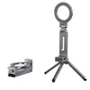 Venta Caliente Transfronteriza Amazon Soporte de Viaje Aleación de Aluminio Portátil Giratorio Plegable Avión Tren de Alta Velocidad Soporte de Escritorio