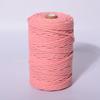 Venta al por mayor de fábrica 4mm100m cuerda macramé color tapiz Nórdico Bohemia cuerda de algodón tejida a mano