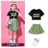 Disfraces de porrista para el Día del Niño para estudiantes de primaria, lindos uniformes de clase para días deportivos, atuendos de presentación de baile grupal para jardín de infantes