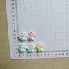 Nuevo macetero lindo estilo caricatura, accesorios de resina de gatito, pegamento de crema para manualidades, pinza para el flequillo, pinza de pico de pato, para patinetas eléctricas