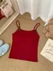 848 # Desejo Puro Verão Menina Doce Lantejoula Camisola Slim Fit Costas Nuas Peça Única Top com Bojo Versátil Lindo Top nas Costas