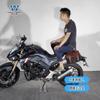 Muscle car Wolf adecuado para Haojue XCR300 bolsa lateral bolsa de lona bolsa de negocios para computadora maletín modificación con parrilla de liberación rápida