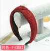 Horquilla de terciopelo rojo para Año Nuevo, estilo coreano, con lazo, accesorios para el cabello de Año Nuevo para mujer, nueva y sencilla pinza de pelo de felpa.