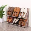 Porta de Entrada Sem Instalação Sapateira Doméstica de Entrada Plástico DIY Simples Suporte de Sapato Tudo-em-Um Armazenamento de Sapatos Multicamada