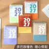 2027 Novo Ano Calendário Ano do Carneiro Mini Portátil Calendário de Mesa Estilo Ins Simples Moderno