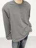 Sudadera estampada de otoño e invierno para hombre, primavera y otoño 2024, estilo coreano, nueva camiseta holgada de cuello redondo, estilo elegante de Hong Kong, a la moda.