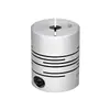 Aleación de Aluminio Acoplamiento de Línea Paralela Tipo Abrazadera Tornillo de Avance de Codificador Motor Paso a Paso Motor Servo Acoplamiento Elástico