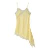 Ropa Europea y Americana Transfronteriza Aliexpress Moda Popular Vestido Asimétrico Sexy de Encaje
