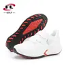 Venta directa del fabricante Fuli, zapatos de golf para hombre, modelo con tacos fijos, tejido impermeable transpirable de ultra fibra, disponibles en tres colores
