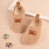 Calcetines de Piso de Invierno para Niños con Suela de Zapato Forro Polar Engrosado Antideslizante Suela Suave Calcetines de Zapato para Bebés Niños y Niñas