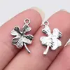 11x15mm 0.6g Multicolor Accesorios para Joyería Hecha a Mano DIY Flores y Árboles Trébol de Cuatro Hojas Colgante