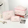 Bolsa de Maquillaje Grande de Alta Gama, Multifuncional, Multiestilo, Bolsa de Almacenamiento Fresca y Sencilla, Neceser Portátil Casual y Sencillo