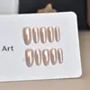 Uñas Vestibles de Tendencia en Tiktok Manicura Hailey Oval Mediano Uñas Postizas Galvanizadas Puntas de Uña Engrosadas Venta al por Mayor