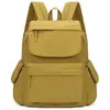 Mochila Simples Cor Sólida Novo Estilo 2026 para Mulheres, Grande Capacidade, Leve, Mochila Escolar para Estudantes, Mochila Tendência Casual para o Dia a Dia