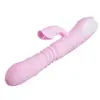 Fannala Fada Aquecimento Vibração Bastão Automático Telescópico Vibrador Masturbador Feminino Brinquedos Sexuais Adultos