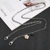 Collar Metálico Diamante Rosa Cadena Anti-Pérdida para Teléfono Móvil para Exterior Colgante de Joyería Estilo Ins Cadena para Teléfono Móvil Personalizada