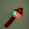 Pulsera para Niños con Luces, Pulsera de Rehilete de Reno Navideño y Papá Noel, Pulsera Decorativa Navideña que se Ilumina
