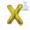 Globos de Papel de Aluminio Delgados con Letras del Alfabeto Inglés A-Z Versión Americana de 16 Pulgadas (40 cm) Decoración para Fiesta de Cumpleaños
