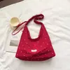 Bolsa de Bolinhas para Mulheres 2026 Nova Primavera Leve Bolsa de Ombro Grande Capacidade Bolsa Tote para o Dia a Dia Bolsa Transversal