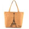 Bolso de Lona Casual para Mujer Transfronterizo Bolso de Hombro con Logotipo Impreso Bolso de Mano para Tutoría Estudiantil Bolso con Patrón de Moda Bolso de Mujer