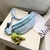 Bolsa de pecho LOGO personalizado bolsa de mensajero impresión multifuncional deportiva riñonera gran capacidad teléfono móvil bolsa de moda regalo