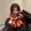Nueva bufanda de invierno para mujer, estilo japonés y coreano, combina con todo, a cuadros, cálida y gruesa, para parejas, chal de alta calidad a la moda para estudiantes